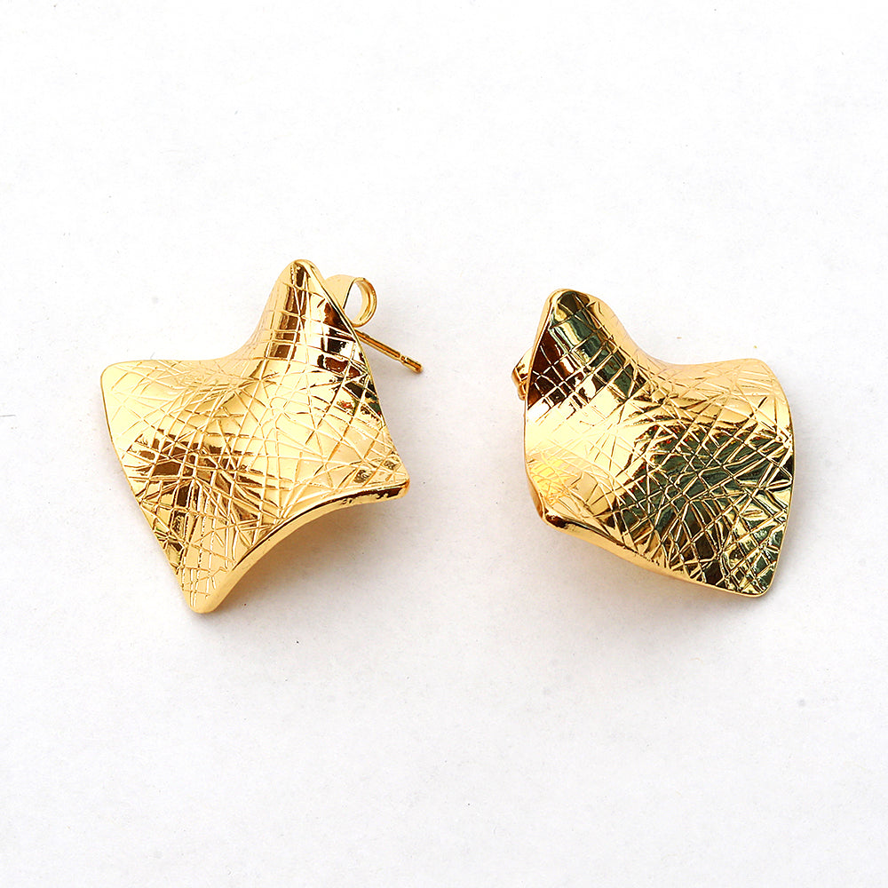 Square chunky earrings
